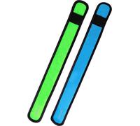 LogiLink LED015 Bande réfléchissante à LED LogiLink, lot de 2, bleu & vert