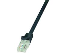 LogiLink - Cordon de raccordement - RJ-45 (M) pour RJ-45 (M) - 1.5 m - UTP - CAT 5e - noir