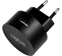 LogiLink PA0217 Fast Charging Adaptateur de Prise USB (1 x USB-A, 10,5 W) pour Smartphones/tablettes/lecteurs MP3-MP4/eBooks/Navi/etc. avec Protection Contre la Surcharge, la décharge Profonde, la