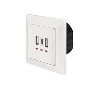 LOGILINK PA0254 - Bloc d'alimentation encastré, 2 x USB-A, 1 x USB-C.