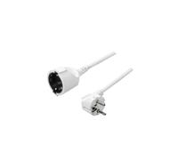 LogiLink LPS101 Câble d'alimentation 3m Blanc, Connecteurs Mâle/Femelle, 250V, 16A, Fréquence 50Hz, Code SH 84733080