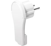 LogiLink LPS228 Fiche plate à contact de protection plastique avec dispositif d'aide au branchement 230 V blanc IP20