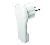 LogiLink Fiche plate LPS228 – contact de protection, plastique, aide au branchement 230 V blanc IP20