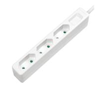 Logilink Lps229 Multiprise 1,5 M 3 Sortie(S) Ca Intérieure Blanc