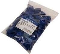 LogiLink manchon antiflambage pour connecteur RJ45, 5,5 mm, bleu boîtier plastique, contenu : 100 pièces, en sachet poly (MP0008)