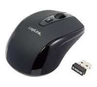 LogiLink Souris ID0031 Mini optique 2,4 GHz 800/1600 dpi 3 boutons Noir