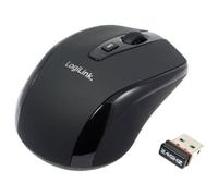LogiLink Maus Optical Wireless 2.4 GHz Mini - Souris - optique - 3 boutons - sans fil - 2.4 GHz - récepteur sans fil USB - noir