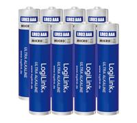 LogiLink Micro AAA 1,5 V Pile (8 pièces folienverpackt), Ultra Power Alcaline LR03, pour Plusieurs appareils comme par Exemple télécommandes, Jouets, détecteur de fumée, etc.