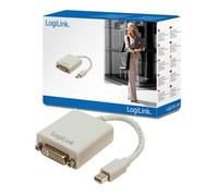 LogiLink Mini DisplayPort / DVI Adapter 0,09 m DVI-I Gris
