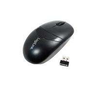 LogiLink Mini with Autolink - Souris - optique - 3 boutons - sans fil - 2.4 GHz - récepteur sans fil USB - noir Noir G
