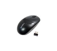 LogiLink Mini with Autolink - Souris - optique - 3 boutons - sans fil - 2.4 GHz - récepteur sans fil USB - noir