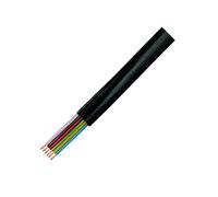 LogiLink Modular Flat Cable 6-wire, colour black, 100m