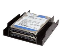 LogiLink Mounting Bracket for 2,5 HDD/SSD in 3.5" Bay - Adaptateur pour baie de stockage - 3.5" to 2 x 2.5