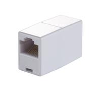 LogiLink MP0031 Coupleur RJ45 Femelle/Femelle Beige - Contacts Or - Adaptateur de genre RJ45 Femelle vers RJ45 Femelle blindé