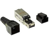 LogiLink MP0044 RJ-45 Acier inoxydable connecteur de fils - Connecteurs de fils (RJ-45, Acier inoxydable, Cat6a, U/FTP (STP), ROHS, CE, -10 - 60 °C)