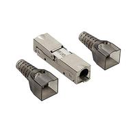 LogiLink Connecteur de câbles confectionnable sur site MP0046 Cat6A STP Gris