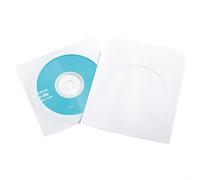 LogiLink NB0057 Pack de 50 Etui pour CD Blanc