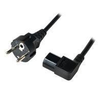 Logilink Netzkabel CEE7/7 Stecker auf C13 Buchse, 3m schwarz