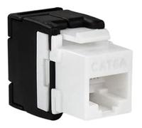 LogiLink NK4028 Prise Keystone Cat.6A UTP AWG22-26 17,4 mm blanc/noir