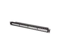 LogiLink NK4045 : Baie de Branchements 1U 48 Ports, Métal Noir, Montage Rack 19", Dimensions 444x44.2x92.7mm