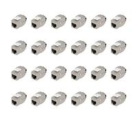 LOGILINK NK4064 - Module Keystone RJ45, Cat. 6A, blindé, 24 pièces