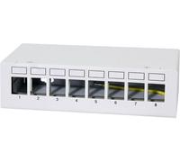 LogiLink NK4092 Panneau de brassage CAT 6a gris clair (RAL 7035)