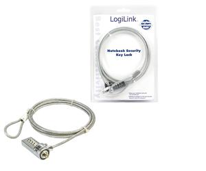 LogiLink Notebook Security Lock w/ Combination - 1,5 m