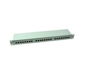 Logilink NP0053 - Cat6 - S/UTP (STP) - Gris - Acier - Montage de Rack - 1U