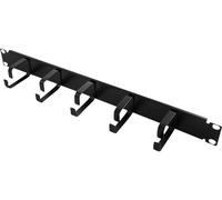 LogiLink OR101B 19 pouces Guide-câbles 1 UH noir