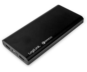LogiLink pa0144 Batterie supplémentaire Mobile avec Qualcomm Charge Rapide 2.0, 15000 mAh Noir