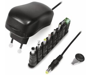 LogiLink PA0167 Bloc d'alimentation Universel 12 W Noir