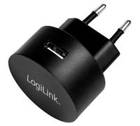 LogiLink PA0217 Fast Charging Adaptateur de Prise USB (1 x USB-A, 10,5 W) pour Smartphones/tablettes/lecteurs MP3-MP4/eBooks/Navi/etc. avec Protection Contre la Surcharge, la décharge Profonde, la