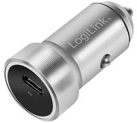 LogiLink PA0260 Chargeur USB 20 W 1x USB-C® Power Delivery argent pour voiture USB Power Delivery (USB-PD)