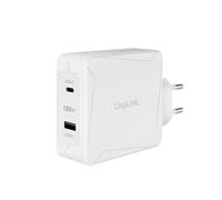 LogiLink PA0281 Chargeur USB intérieure, pour prise murale Nbr. de sorties: 2 x USB-C® femelle (Powe