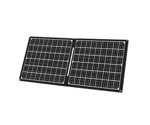 LogiLink PA0341 - Panneau solaire pliable/pliable pour les déplacements avec puissance maximale de 30 W, avec 2 sorties USB pour appareils externes + 1 DC5521, classe de protection IP65