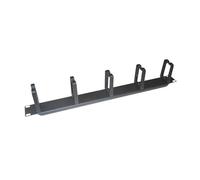 LogiLink - Panneau d'agencement de câbles de rack - RAL 9005 - 1U - 19