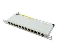 LogiLink Panneau de brassage 10' Cat.6A, 12 ports, gris G