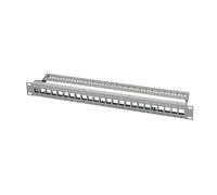 LogiLink Panneau de brassage NK4057 19" 24 modules Keystone, blanc