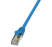 LogiLink Patch Cable Cat. 5e F/UTP 1.0 m blau