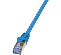 LogiLink Patch Cord Cat. 6A S/FTP 0.5 m blau