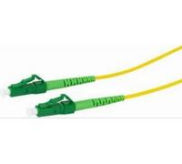 LogiLink - Patch-Kabel - LSH/APC Single-Mode (M) bis LC/APC Einzelmodus (M) - 0.5 m - 2 mm - Glasfaser - Simplex - 9/125 Mikrometer - G.657.A2/OS2 - halogenfrei - Gelb