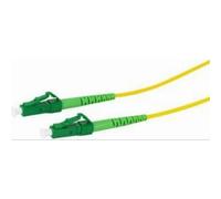 LogiLink - Patch-Kabel - LSH/APC Single-Mode (M) bis LC/APC Einzelmodus (M) - 0.5 m - 2 mm - Glasfaser - Simplex - 9/125 Mikrometer - G.657.A2/OS2 - halogenfrei - Gelb