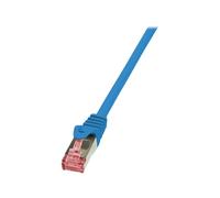 Logilink Patchkabel CAT6 S/FTP AWG27 PIMF 0,50m blau