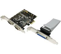 LogiLink PC0033 Carte enfichable sérielle/parallèle parallèle (IEEE 1284), sériel (9 broches) PCIe