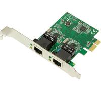 LogiLink PC0075 - Intégré - Câblé - PCI Express - Ethernet - 1000 Mbps - Vert