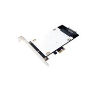 LogiLink PC0079 : Carte d'Interface Interne PCIe vers SATA, Support Windows XP à Windows 8.1, Dimensions 125x138x23mm, Conforme RoHS.