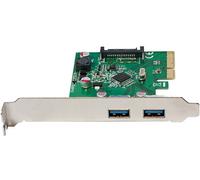 LogiLink PC0080 2 ports Carte contrôleur USB 3.1 USB-A PCIe
