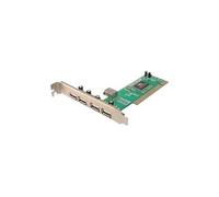 LogiLink PCI Card USB 2.0 4+1 Port - Adaptateur USB - PCI - USB 2.0 - 5 ports