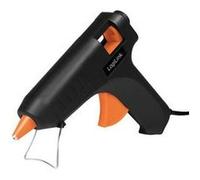 LogiLink Pistolet à colle WZ0051 – 20 W mini noir/orange, avec pied et 2 cartouches Ø 11,2 mm