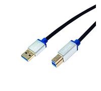LogiLink Premium Câble de raccordement Noir USB 3.0 3 m Noir